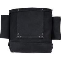 Sac Phantom pour &eacute;crous et boulons avec 2 manchons, Toile, 3 pochettes, Noir Trail Hammer and Bolt