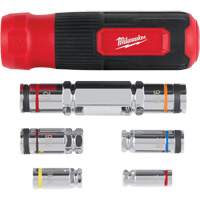 7-in-1 HOLLOWCORE Multi-Nut Driver, 9-9/100" L, Magnetic Trail Hammer and Bolt