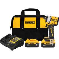 ATOMIC MAX* Cordless Impact Wrench With Hog Ring Anvil Kit, 20 V, 1/2" Socket Trail Hammer and Bolt