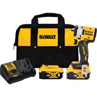 ATOMIC MAX* Cordless Impact Wrench With Hog Ring Anvil Kit, 20 V, 3/8" Socket Trail Hammer and Bolt