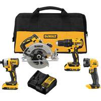 Ensemble quatre outils sans fil et sans balai MAX* (2.0Ah), 20 V Trail Hammer and Bolt