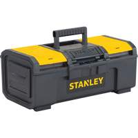 Toolbox, 16" W x Black/Yellow Trail Hammer and Bolt