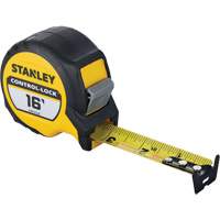 CONTROL-LOCK Tape Measure, 25 mm x 16', Imperial Graduations Trail Hammer and Bolt