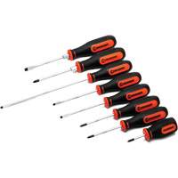 Dual Material Screwdriver Set, 8 Pcs. Trail Hammer and Bolt