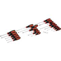Dual Material Screwdriver Set, 20 Pcs. Trail Hammer and Bolt