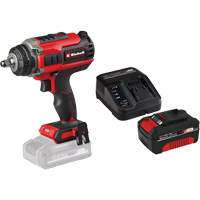 Professional Cordless Impact Wrench with 4Ah PXC Battery & Charger Starter Kit, 18 V, 1/2" Socket Trail Hammer and Bolt