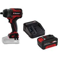 Professional Cordless Impact Wrench with 4Ah PXC Battery & Charger Starter Kit, 18 V, 1/2" Socket Trail Hammer and Bolt