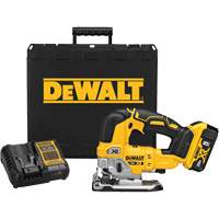 XR&reg; Cordless Jig Saw Kit, 20 V, Lithium-Ion, 3200 SPM, 1" Stroke Length Trail Hammer and Bolt