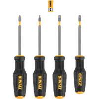 MAX Fit Screwdriver Set, 4 Pcs., Magnetic Trail Hammer and Bolt