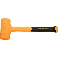 Dead Blow Hammer, 48 oz., Smooth Grip, 14-1/2" L Trail Hammer and Bolt
