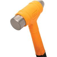 Dead Blow Ball Pein Hammer, 24 oz., Smooth Grip, 12-3/5" L Trail Hammer and Bolt