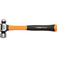 Ball Pein Hammer, 24 oz. Head Weight, Plain/Polished Face, Fibreglass Handle Trail Hammer and Bolt