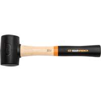 Rubber Mallet, 16 oz., Wood Handle, 13" L Trail Hammer and Bolt