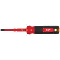 2-in-1 1000V Insulated Flip Shank Multi-Bit Screwdriver, 8-4/5" L, Cushion Grip Handle Trail Hammer and Bolt