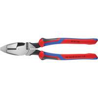 High Leverage Lineman's Pliers New England Head with KNIPEXTEND Handle Trail Hammer and Bolt