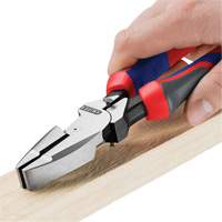 High Leverage Lineman's Pliers New England Head with KNIPEXTEND Handle Trail Hammer and Bolt