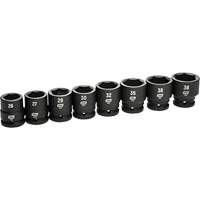 Jeu de douilles m&eacute;triques &agrave; 6 pans, 8 Mcx, Chocs, Prise de 3/4" Trail Hammer and Bolt
