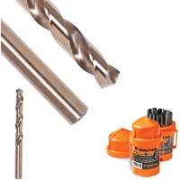 SST+ Jobbers Drill Bit, High Speed Steel, 27/64", 5-9/16" L, 3-11/16" Flute, 135° Point Angle Trail Hammer and Bolt