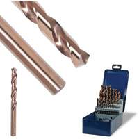 SST+ Jobbers Wire Gauge Drill Bit, High Speed Steel, #1, 3-11/16" L, 2-1/4" Flute, 135° Point Angle Trail Hammer and Bolt