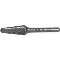 Fraise au carbure &agrave; mises rapport&eacute;es et pointe conique, 1/2" dia., 1/4" Tige, 1-1/8" Prof. de la coupe Trail Hammer and Bolt