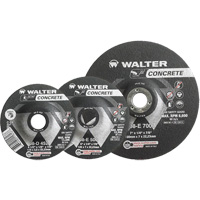 Depressed Centre Grinding Wheels - Concrete Type 27, 4-1/2" x 1/8", 7/8" Arbor, Type 27 Trail Hammer and Bolt