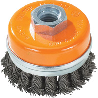 Brosse &agrave; fils nou&eacute;s torsad&eacute;s, 5" dia. x 5/8"-11 arbre Trail Hammer and Bolt