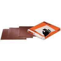 Papier abrasif manuel Coolcut, 9" x 11", Grain 40, Oxyde d'aluminium Trail Hammer and Bolt