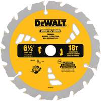 Lames de scie pour entrepreneur - coupe de clous, 6-1/2", 18 dents, Pour Bois Trail Hammer and Bolt