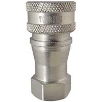 RACCORD HYDRAULIQUE FERMETURE 2 VOIES,3/4NPT,ACI, Laiton/Acier inoxydable Trail Hammer and Bolt