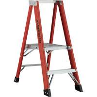 Industrial Extra Heavy-Duty Platform Stepladder (6500 AA Series), 4', 375 lbs. Cap. Trail Hammer and Bolt