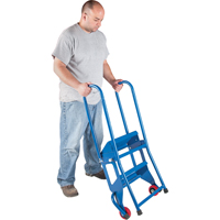 &eacute;chelle pliante portative, 2 marches, Perfor&eacute;, Hauteur 20" Trail Hammer and Bolt