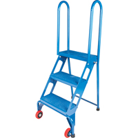 &eacute;chelle pliante portative, 3 marches, Perfor&eacute;, Hauteur 30" Trail Hammer and Bolt