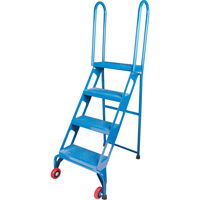 &eacute;chelle pliante portative, 4 marches, Perfor&eacute;, Hauteur 40" Trail Hammer and Bolt