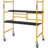 Jobsite Series 4' Basic Mini Scaffold Kit, Steel Frame, 41" D x 45-3/4" H Trail Hammer and Bolt