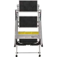&eacute;chelle escabeau avec roues pivotantes, 3 marches, 34" x 22" x Hauteur 50,75" Trail Hammer and Bolt