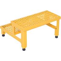 Adjustable Step-Mate Stand, 2 Step(s), 23-13/16" W x 22-7/8" L x 15-1/4" H, 500 lbs. Capacity Trail Hammer and Bolt