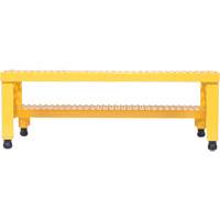 Adjustable Step-Mate Stand, 2 Step(s), 36-3/16" W x 22-7/8" L x 15-1/4" H, 500 lbs. Capacity Trail Hammer and Bolt