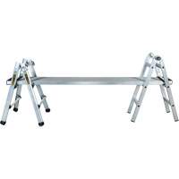 Telescoping Multi-Position Ladder, 2.916' - 9.75', Aluminum, 300 lbs., CSA Grade 1A VD689 | Trail Hammer and Bolt