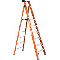 Safespace Platform Step Ladder, 6', 300 lbs. Cap. Trail Hammer and Bolt
