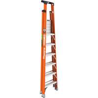 Safespace Platform Step Ladder, 6', 300 lbs. Cap. Trail Hammer and Bolt