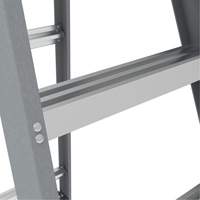 Step Ladder with Paint Tray, 6', Fibreglass, 225 lbs. Capacity, Type 2 Trail Hammer and Bolt