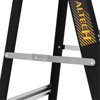 Step Ladder with Paint Tray, 10', Fibreglass, 250 lbs. Capacity, Type 1 Trail Hammer and Bolt