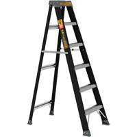 Step Ladder, 6', Fibreglass, 250 lbs. Capacity, Type 1 Trail Hammer and Bolt