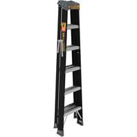 Step Ladder, 6', Fibreglass, 250 lbs. Capacity, Type 1 Trail Hammer and Bolt