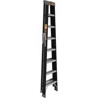 Step Ladder, 8', Fibreglass, 250 lbs. Capacity, Type 1 Trail Hammer and Bolt