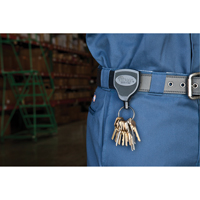 Super48™ Key Chains, Polycarbonate, 48" Cable, Belt Clip Attachment VE525 | Trail Hammer and Bolt