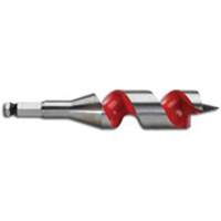 Ship Auger Drill Bit, 1-1/4 Diameter, 3" Flute, 7/16" Hex Shank Trail Hammer and Bolt