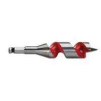 Ship Auger Drill Bit, 1-3/8" Diameter, 3" Flute, 7/16" Hex Shank Trail Hammer and Bolt