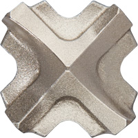MX4 4-Cutter Rotary Hammer Drill Bit, 3/4", SDS-Plus Shank, Carbide Trail Hammer and Bolt