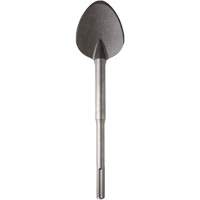 Clay Spade Bit, 5-1/2", Hex Shank, High Speed Steel Trail Hammer and Bolt